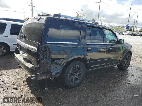 2017 Ford Expedition Platinum with VIN 1FMJU1MT6HEA64718, listed as a Copart auction lot 85048814 with 127,935 mi miles and Salvage title. Bid and sale history available at DreamBid. Image 3.