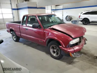 1999 Chevrolet S-10 LS with VIN 1GCCS19X9XK105017, listed as a Copart auction lot 81113464 with 210,892 mi miles and Clean Title. Bid and sale history available at carsss.com. Image 4.