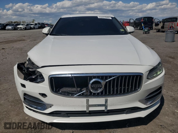 2018 Volvo S90 Inscription with VIN LVY992ML4JP005619, listed as a Copart auction lot 53337845 with 93,774 mi miles and Salvage Title. Bid and sale history available at carsss.com. Image 5.
