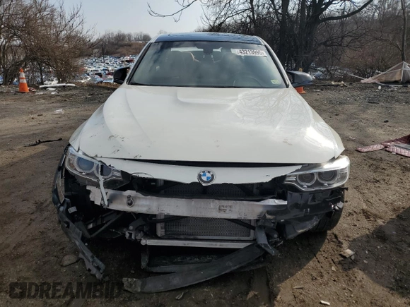 2015 BMW M3 with VIN WBS3C9C51FJ276344, listed as a Copart auction lot 43213995 with Not provided miles and Salvage title. Bid and sale history available at DreamBid. Image 5.