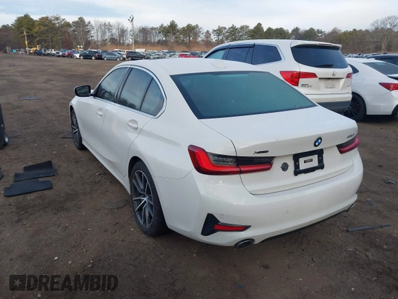 2022 BMW 3 Series 330i xDrive with VIN 3MW5R7J07N8C22774, listed as a IAAI auction lot 41649369 with 22,956 mi miles. Bid and sale history available at carsss.com. Image 3.