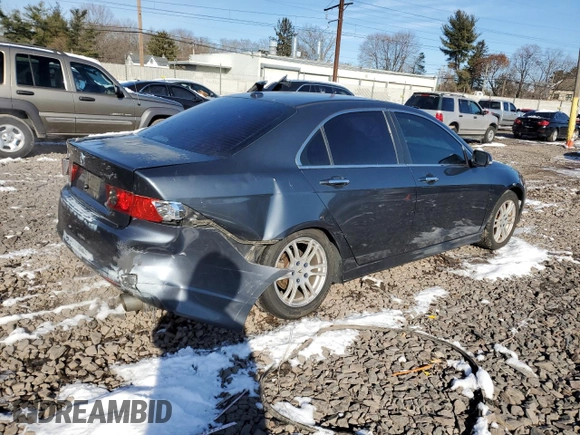 2006 Acura TSX Navi with VIN JH4CL95906C033408, listed as a Copart auction lot 86137534 with 193,291 mi miles and Salvage title. Bid and sale history available at DreamBid. Image 3.