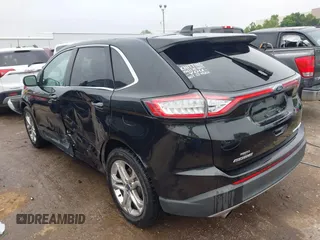 2015 Ford Edge Titanium z VIN 2FMTK4K96FBB24674, wystawiony jako IAAI lot #42403892 z przebiegiem 113 816 mil mil oraz . Historia ofert i sprzedaży dostępna na DreamBid. Obrazek 3.