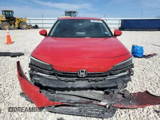 2022 Honda Civic Sedan Touring with VIN 2HGFE1F97NH306852, listed as a Copart auction lot 49012035 with 52,258 mi miles and Salvage Title. Bid and sale history available at carsss.com. Image 5.