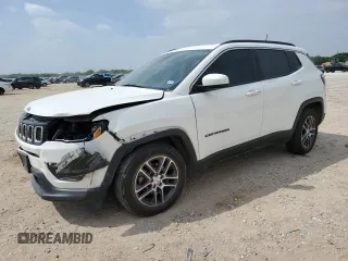2020 Jeep Compass Latitude with VIN 3C4NJCBB4LT142992, listed as a Copart auction lot 51227255 with 72,935 mi miles and Salvage title. Bid and sale history available at DreamBid. Image 1.
