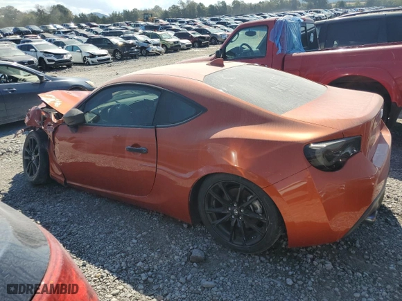 2017 Toyota 86 with VIN JF1ZNAA11H9705246, listed as a Copart auction lot 73515694 with 38,167 mi miles and Salvage Title. Bid and sale history available at carsss.com. Image 2.