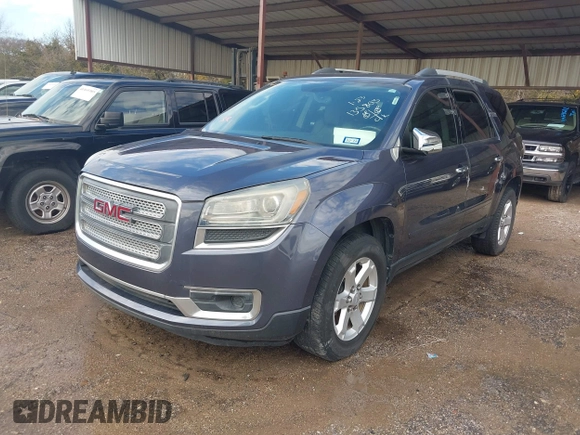 2013 GMC Acadia SLE with VIN 1GKKRPKD4DJ135803, listed as a IAAI auction lot 41433795 with 169,376 mi miles and . Bid and sale history available at DreamBid. Image 2.