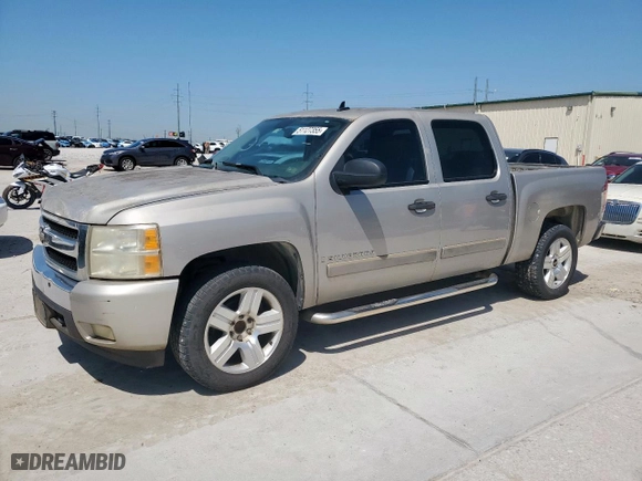 2007 Chevrolet Silverado 1500 LTZ with VIN 2GCEC13J371520196, listed as a Copart auction lot 51127355 with 183,121 mi miles and Salvage Title. Bid and sale history available at carsss.com. Image 1.