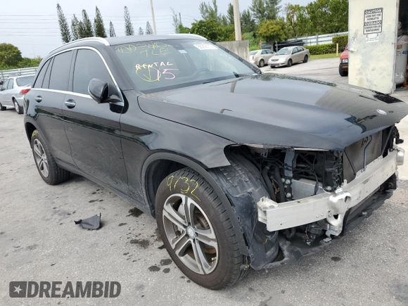 2017 Mercedes-Benz GLC with VIN WDC0G4JB3HF130747, listed as a Copart auction lot 66256112 with 62,872 mi miles. Bid and sale history available at carsss.com. Image 1.