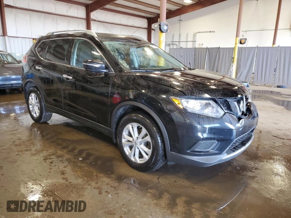 2015 Nissan Rogue SV with VIN KNMAT2MV0FP539344, listed as a Copart auction lot 54203685 with 173,041 mi miles and Salvage Title. Bid and sale history available at carsss.com. Image 4.