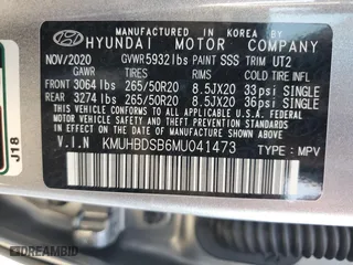 2021 Genesis GV80 with VIN KMUHBDSB6MU041473, listed as a Copart auction lot 87077144 with 28,161 mi miles and Salvage Title. Bid and sale history available at carsss.com. Image 13.