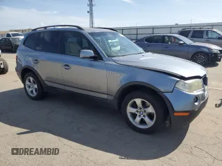 2008 BMW X3 3.0si with VIN WBXPC93458WJ13124, listed as a Copart auction lot 52737205 with 170,634 mi miles and Salvage Title. Bid and sale history available at carsss.com. Image 4.