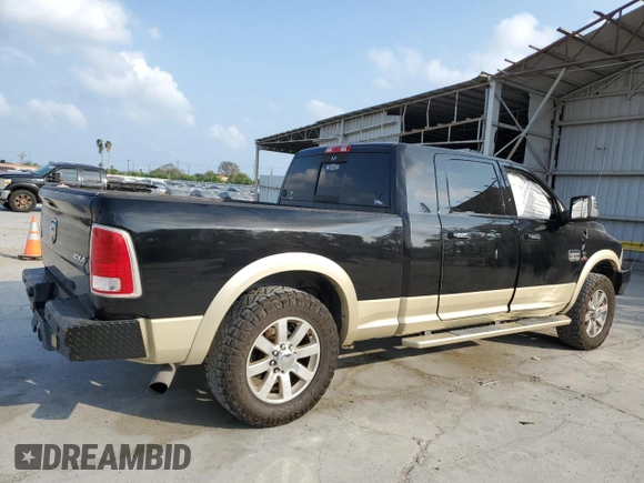 2014 Ram 2500 Longhorn with VIN 3C6UR5PL4EG286336, listed as a Copart auction lot 78612444 with 209,731 mi miles and Salvage Title. Bid and sale history available at carsss.com. Image 3.