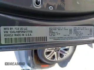 2024 Jeep Wagoneer Series II с VIN 1C4SJRBP2RS177770, выставлен на аукционе IAAI как лот 42448555 с пробегом 22 053 миль миль и . История ставок и продаж доступна на DreamBid. Изображение 9.