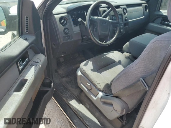 2014 Ford F-150 XL with VIN 1FTNF1CF2EKD21155, listed as a Copart auction lot 54897075 with 156,681 mi miles and Salvage title. Bid and sale history available at DreamBid. Image 8.