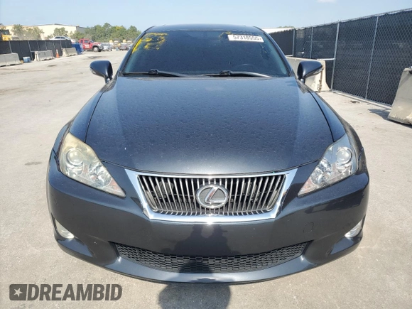 2010 Lexus IS 250 z VIN JTHBF5C21A5126629, wystawiony jako Copart lot #57318555 z przebiegiem 116 804 mil mil oraz Szkoda całkowita • Salvage title. Historia ofert i sprzedaży dostępna na DreamBid. Obrazek 5.