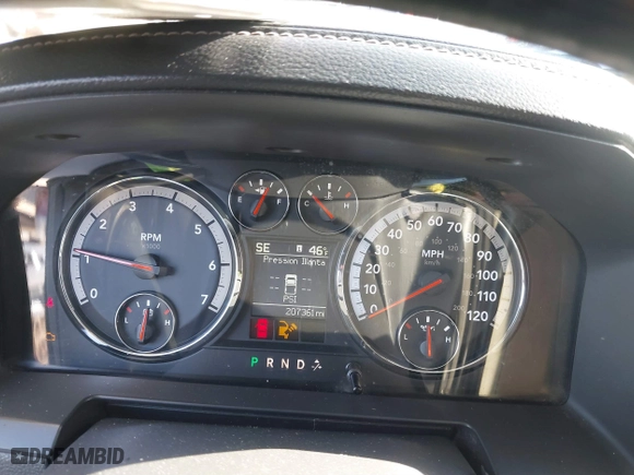 2010 Dodge Ram 1500 SLT with VIN 1D7RB1CT5AS148167, listed as a IAAI auction lot 41399940 with 207,361 mi miles. Bid and sale history available at carsss.com. Image 7.