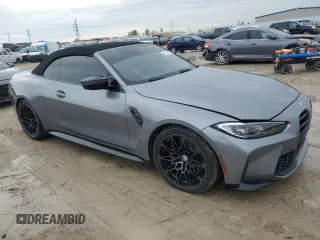 2023 BMW M4 Competition xDrive with VIN WBS33BA07PCL63105, listed as a Copart auction lot 88713365 with 39,957 mi miles and Salvage Title. Bid and sale history available at carsss.com. Image 4.