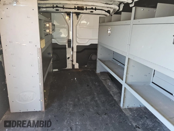 2023 Ford Transit Cargo with VIN 1FTBR1Y82PKB80207, listed as a Copart auction lot 88218055 with 33,382 mi miles and Clean Title. Bid and sale history available at DreamBid. Image 10.