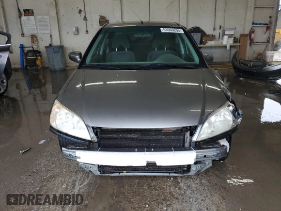 2005 Honda Civic with VIN JHMES96655S014986, listed as a Copart auction lot 53969255 with 249,499 mi miles and Salvage Title. Bid and sale history available at DreamBid. Image 5.