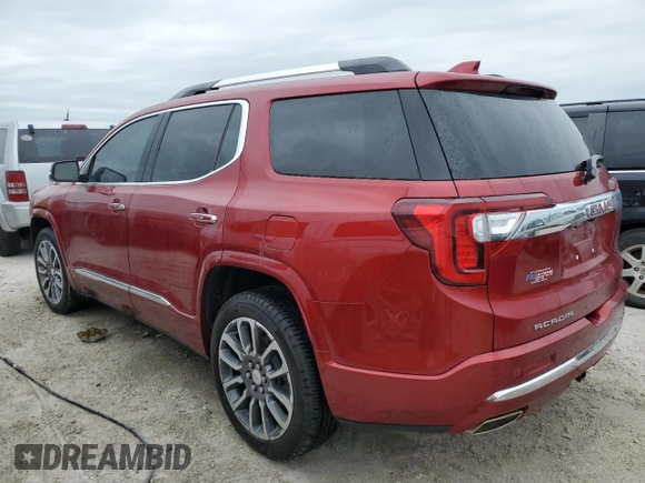 2022 GMC Acadia Denali with VIN 1GKKNPLS8NZ102489, listed as a Copart auction lot 76245924 with 0 mi miles and Salvage Title. Bid and sale history available at carsss.com. Image 2.