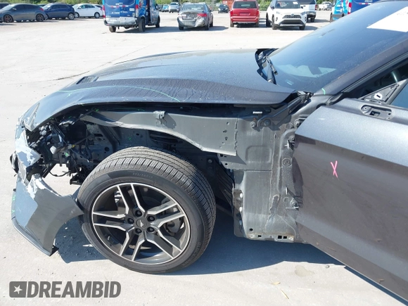 2022 Ford Mustang EcoBoost with VIN 1FATP8UH9N5102906, listed as a IAAI auction lot 41529835 with 54,799 mi miles. Bid and sale history available at carsss.com. Image 6.
