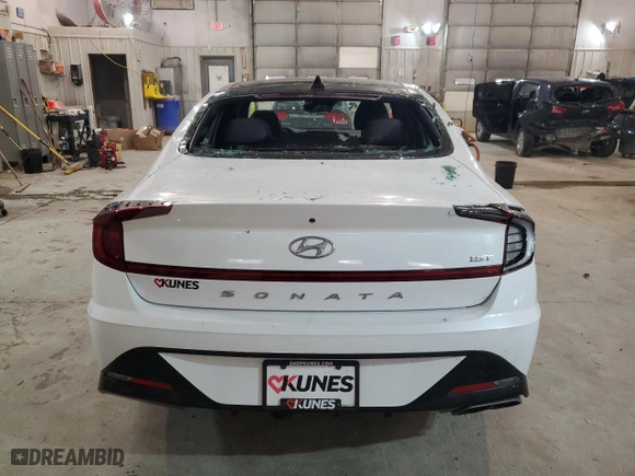 2023 Hyundai Sonata SEL Plus with VIN KMHL44J22PA290802, listed as a Copart auction lot 84043184 with 39,611 mi miles and Salvage Title. Bid and sale history available at carsss.com. Image 6.