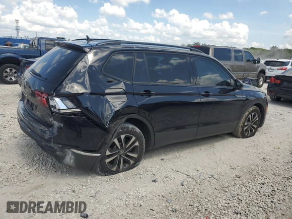 2023 Volkswagen Tiguan S with VIN 3VVRB7AX7PM064597, listed as a Copart auction lot 60149265 with 64,986 mi miles and Non repairable. Bid and sale history available at DreamBid. Image 3.