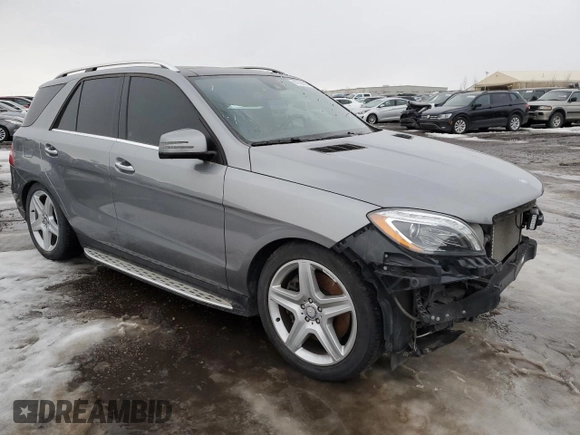 2014 Mercedes-Benz M 550 with VIN 4JGDA7DB3EA435594, listed as a Copart auction lot 87638055 with 227,256 mi miles and Salvage title. Bid and sale history available at DreamBid. Image 4.