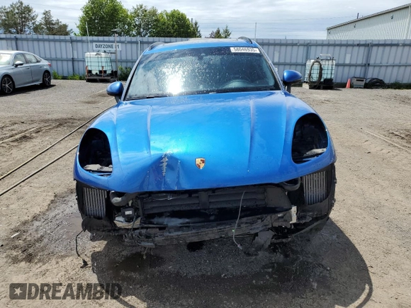 2017 Porsche Macan Turbo with VIN WP1AF2A59HLB60007, listed as a Copart auction lot 58046935 with 183,683 mi miles and Salvage title. Bid and sale history available at DreamBid. Image 5.