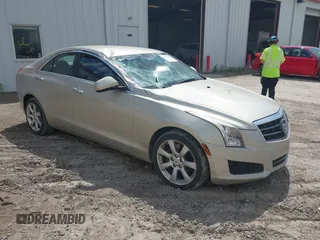 2014 Cadillac ATS Standard AWD with VIN 1G6AG5RXXE0104616, listed as a IAAI auction lot 42353317 with 123,169 mi miles and . Bid and sale history available at DreamBid. Image 1.