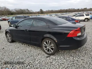 2012 Volvo C70 T5 with VIN YV1672MC9CJ125125, listed as a Copart auction lot 47387825 with 210,829 mi miles and Salvage Title. Bid and sale history available at carsss.com. Image 2.