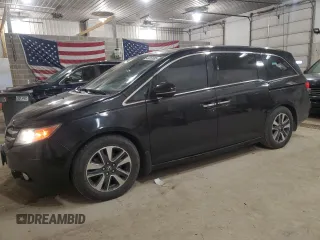 2014 Honda Odyssey Touring with VIN 5FNRL5H91EB128917, listed as a Copart auction lot 49353085 with 208,871 mi miles and Clean Title. Bid and sale history available at carsss.com. Image 1.