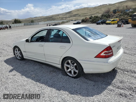 2007 Mercedes-Benz C 230 Sport with VIN WDBRF52H37F916909, listed as a Copart auction lot 52829765 with 152,660 mi miles and Salvage Title. Bid and sale history available at DreamBid. Image 2.