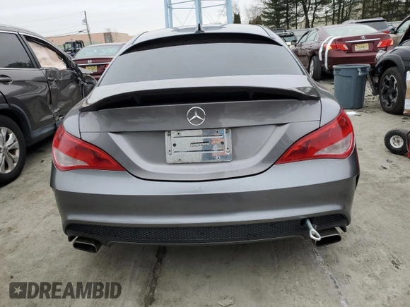 2016 Mercedes-Benz CLA 250 with VIN WDDSJ4GB9GN349133, listed as a Copart auction lot 38463464 with 85,074 mi miles and . Bid and sale history available at DreamBid. Image 6.