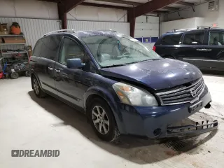 2008 Nissan Quest SE with VIN 5N1BV28U58N120397, listed as a Copart auction lot 82005564 with 190,673 mi miles and Salvage Title. Bid and sale history available at carsss.com. Image 4.