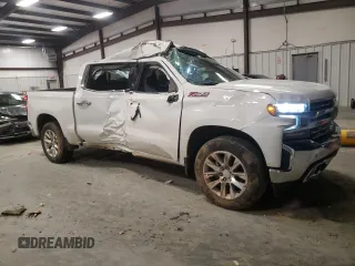 2020 Chevrolet Silverado 1500 LTZ with VIN 3GCUYGED5LG407858, listed as a Copart auction lot 89135715 with 86,088 mi miles and Salvage Title. Bid and sale history available at DreamBid. Image 4.