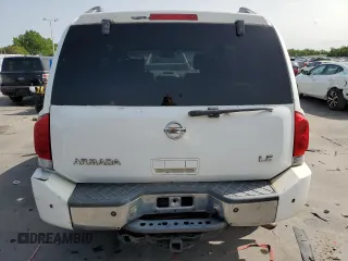 2006 Nissan Armada LE with VIN 5N1AA08B76N709202, listed as a Copart auction lot 59163645 with 214,784 mi miles and Clean title. Bid and sale history available at DreamBid. Image 6.