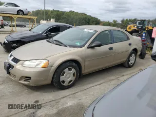 2004 Dodge Stratus SE with VIN 1B3EL36R04N220608, listed as a Copart auction lot 72701154 with 96,832 mi miles and Clean Title. Bid and sale history available at DreamBid. Image 1.
