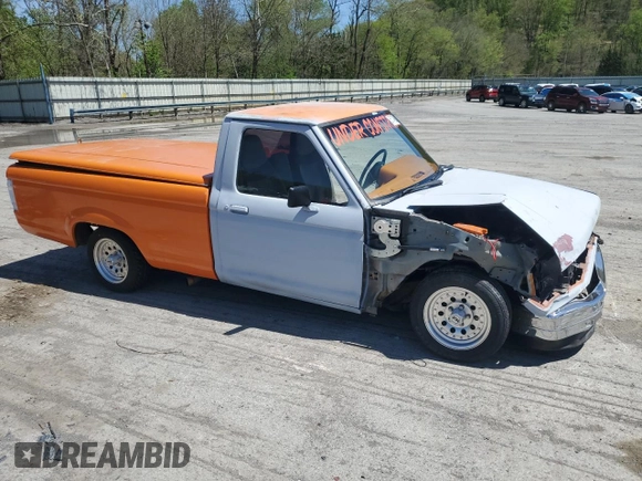 1992 Ford Ranger with VIN 1FTCR10AXNUC80706, listed as a Copart auction lot 55174895 with 87,000 mi miles and Salvage title. Bid and sale history available at DreamBid. Image 4.