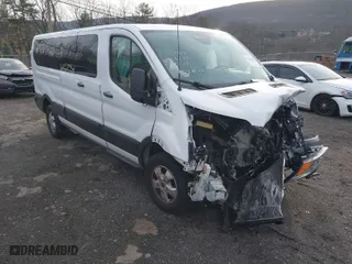 2019 Ford Transit Passenger Wagon XL with VIN 1FBZX2ZM2KKB63281, listed as a IAAI auction lot 41859263 with NaN miles. Bid and sale history available at carsss.com. Image 1.