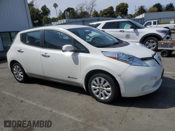 2016 Nissan LEAF SV with VIN 1N4BZ0CPXGC314258, listed as a Copart auction lot 48873795 with 78,806 mi miles and Clean Title. Bid and sale history available at carsss.com. Image 4.
