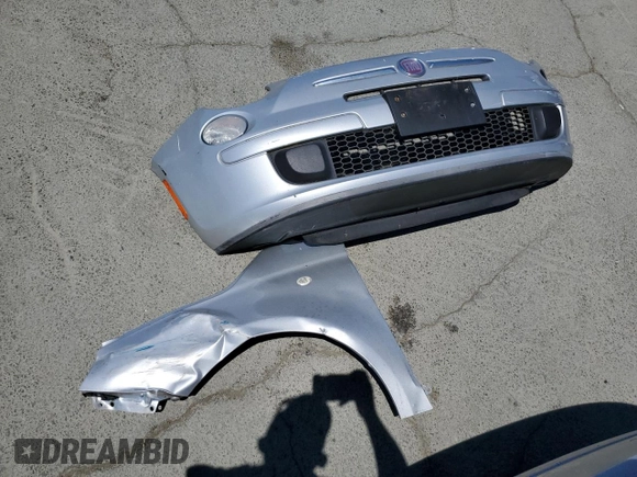 2012 FIAT 500 Pop with VIN 3C3CFFDR0CT366754, listed as a Copart auction lot 63065355 with 38,222 mi miles and Salvage title. Bid and sale history available at DreamBid. Image 12.