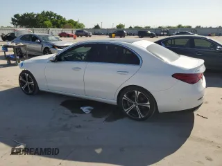 2023 Mercedes-Benz C 300 with VIN W1KAF4GB4PR070999, listed as a Copart auction lot 52295915 with 27,430 mi miles and Salvage Title. Bid and sale history available at carsss.com. Image 2.