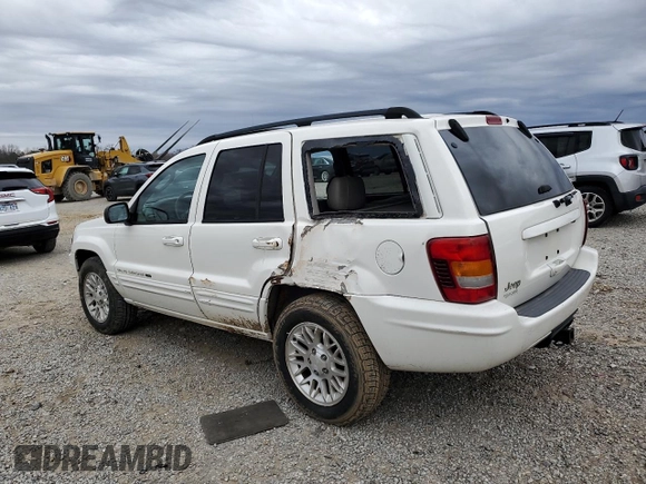 2002 Jeep Grand Cherokee Limited z VIN 1J8GX58N72C238459, wystawiony jako Copart lot #48195075 z przebiegiem 59 435 mil mil oraz Czysty tytuł • Clean title. Historia ofert i sprzedaży dostępna na DreamBid. Obrazek 2.