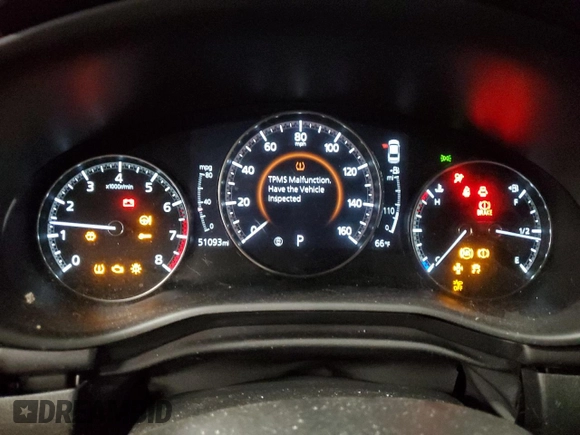 2019 Mazda 3 w/Select with VIN JM1BPACL6K1110550, listed as a Copart auction lot 46606075 with 51,093 mi miles and Salvage Title. Bid and sale history available at carsss.com. Image 9.