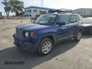 2017 Jeep Renegade Altitude with VIN ZACCJBBB9HPE52085, listed as a Copart auction lot 58781195 with 139,524 mi miles and Salvage title. Bid and sale history available at DreamBid. Image 1.