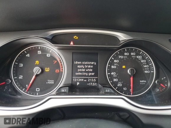 2016 Audi A4 Premium with VIN WAUAFAFL7GN005264, listed as a Copart auction lot 51815235 with 131,344 mi miles and Clean Title. Bid and sale history available at carsss.com. Image 9.