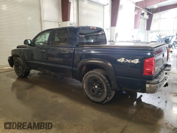 2006 Dodge Dakota SLT with VIN 1D7HW48KX6S664923, listed as a Copart auction lot 48756195 with 155,012 mi miles and Salvage Title. Bid and sale history available at carsss.com. Image 2.