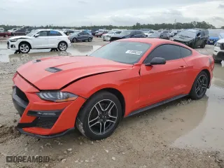 2022 Ford Mustang EcoBoost with VIN 1FA6P8TH3N5101247, listed as a Copart auction lot 51008235 with 59,662 mi miles and Salvage Title. Bid and sale history available at carsss.com. Image 1.